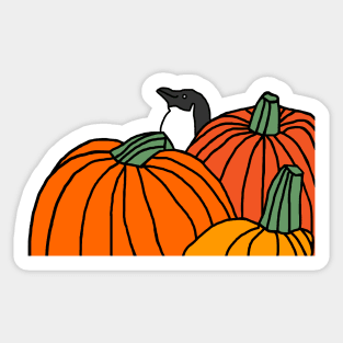 Pumpkin Patch and Penguin Sticker